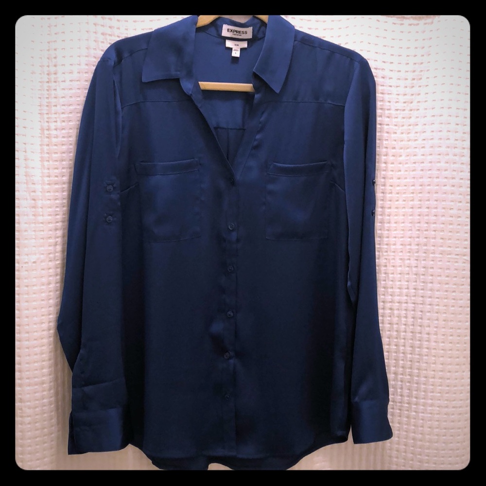 EXPRESS Portofino button up blouse